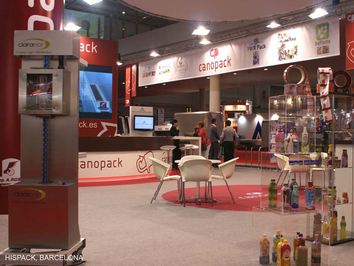 Diseño de stands CANOPACK 2011-2013